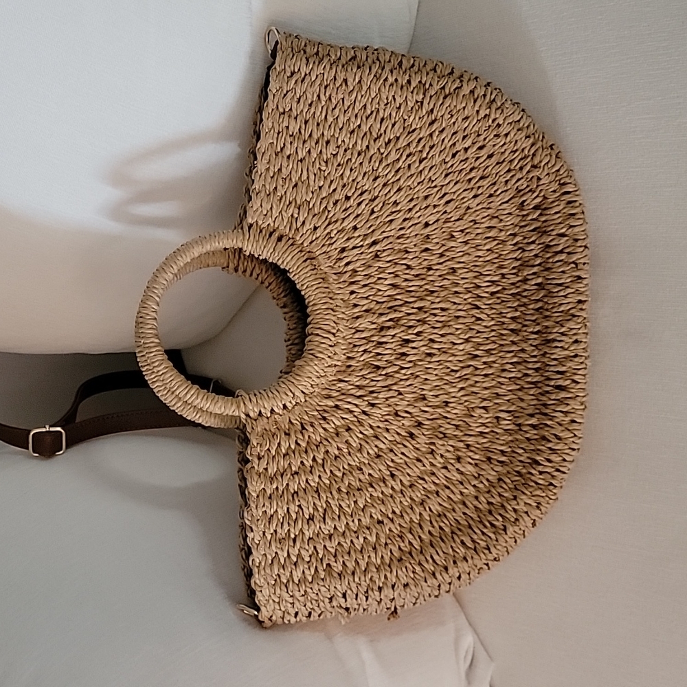 Tara Grinna Med Straw Tote